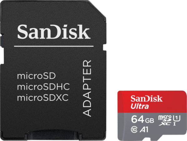 Aanbieding SanDisk MicroSDXC Ultra 64GB 140mb/s - ean 619659200541