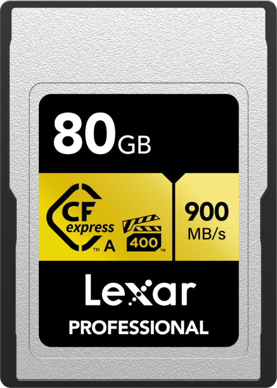 Aanbieding Lexar CFexpress PRO Type A Gold Series 80GB 900MB/s - ean 843367127726