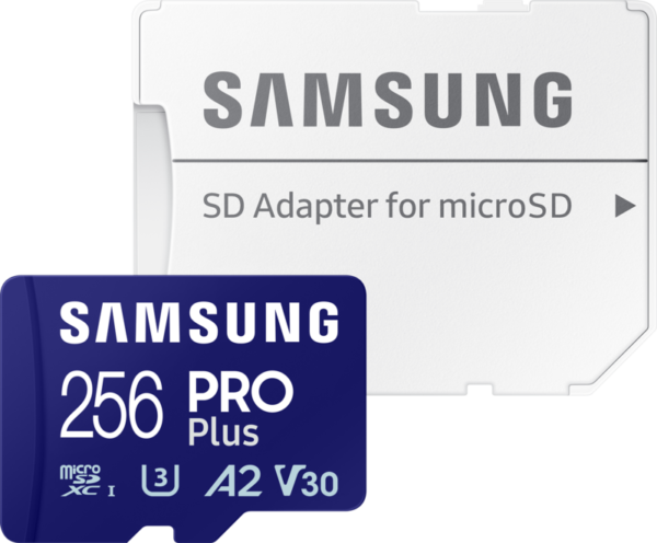 Aanbieding Samsung PRO Plus 256GB (2023) microSDXC + SD Adapter - ean 8806094788105