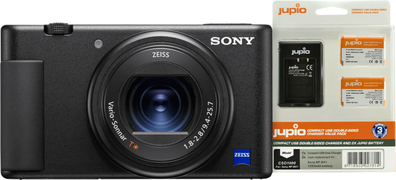 Aanbieding Sony ZV-1 Vlog + Jupio NP BX1 Battery Kit - ean 7423408861838