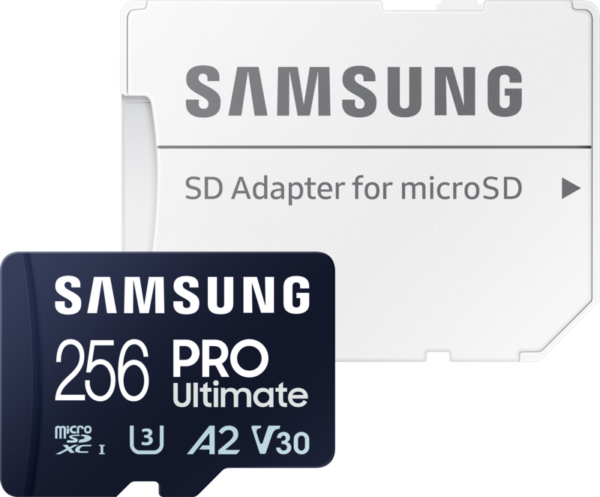 Aanbieding Samsung PRO Ultimate 256 GB (2023) microSDXC + SD Adapter - ean 8806094957211