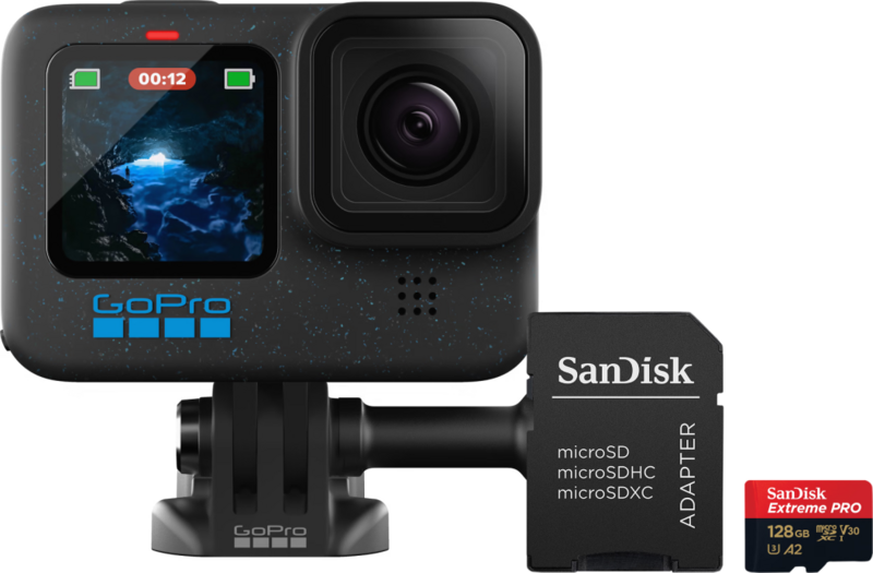 Aanbieding GoPro HERO 12 Black + 128 GB Geheugenkaart - ean 6095637979939