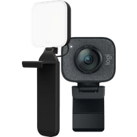 Koop Logitech Litra Glow Streaming Lamp + StreamCam Grijs - 6095611550512