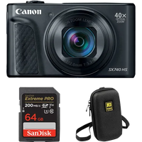 Koop Canon PowerShot SX740HS Lite Travel Kit Zwart - 8714574689197