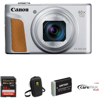 Koop Canon PowerShot SX740HS Lite Travel Kit Zilver - 8714574689289