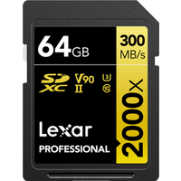 Koop Lexar PRO Gold 64GB SDXC - 843367120857