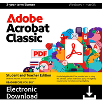 Koop Adobe Acrobat Classic Student/Docent 3 Jaar - Digitaal -