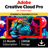 Koop Adobe Creative Cloud Pro Student/Docent 1 Jaar - Digitaal -