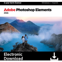 Koop Adobe Photoshop Elements 2026 3 Jaar - Digitaal -
