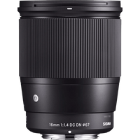 Koop Sigma 16mm f/1.4 E Mount - 0085126402655