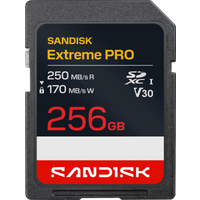 Koop SANDISK Extreme PRO SDXC 256GB 170MB/s - 0619659224301