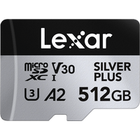 Koop Lexar Professional MicroSDXC Silver Plus 512GB 150MB/s - 0843367135356