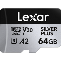 Koop Lexar Professional MicroSDXC Silver Plus 64GB 100MB/s - 0843367135325