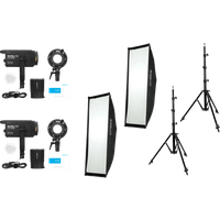 Koop Nanlite FS 60B LED Dual Kit (met lightstand en softbox) - 0651137511640