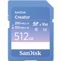 Koop SANDISK SDXC Creator 512GB 150MB/s - 0619659216610