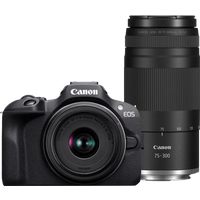 Koop Canon EOS R100 Zwart + RF-S 18-45mm f/4.5-6.3 IS STM + RF 75-300mm f/4-5.6 - 6156414692677