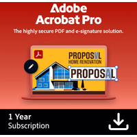 Koop Adobe Acrobat Pro 1 Jaar - Digitaal -