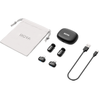 Koop Boya Mini 2 Zwart voor Usb C en Lightning - 6977490711812